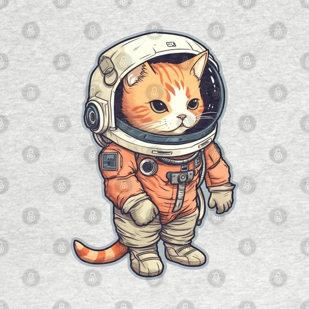 Astronaut cat by AestheticsArt81